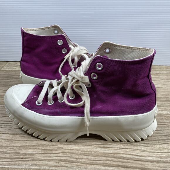 Converse Run Star Hike High Top Sneakers - Purple - Men’s 7.5 / Women’s 9.5 - Picture 2 of 16